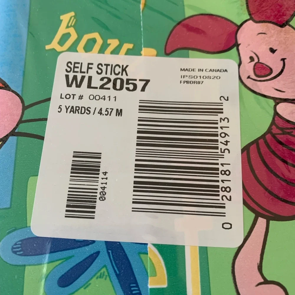 Winnie the Pooh Self Stick Border